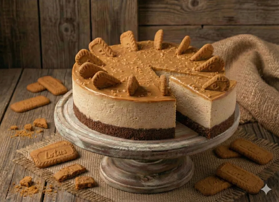 Lotus cheesecake (kus)