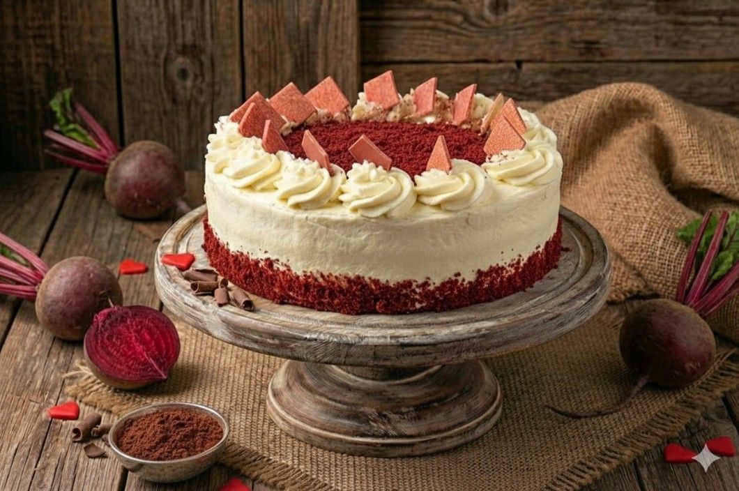 Red velvet dort
